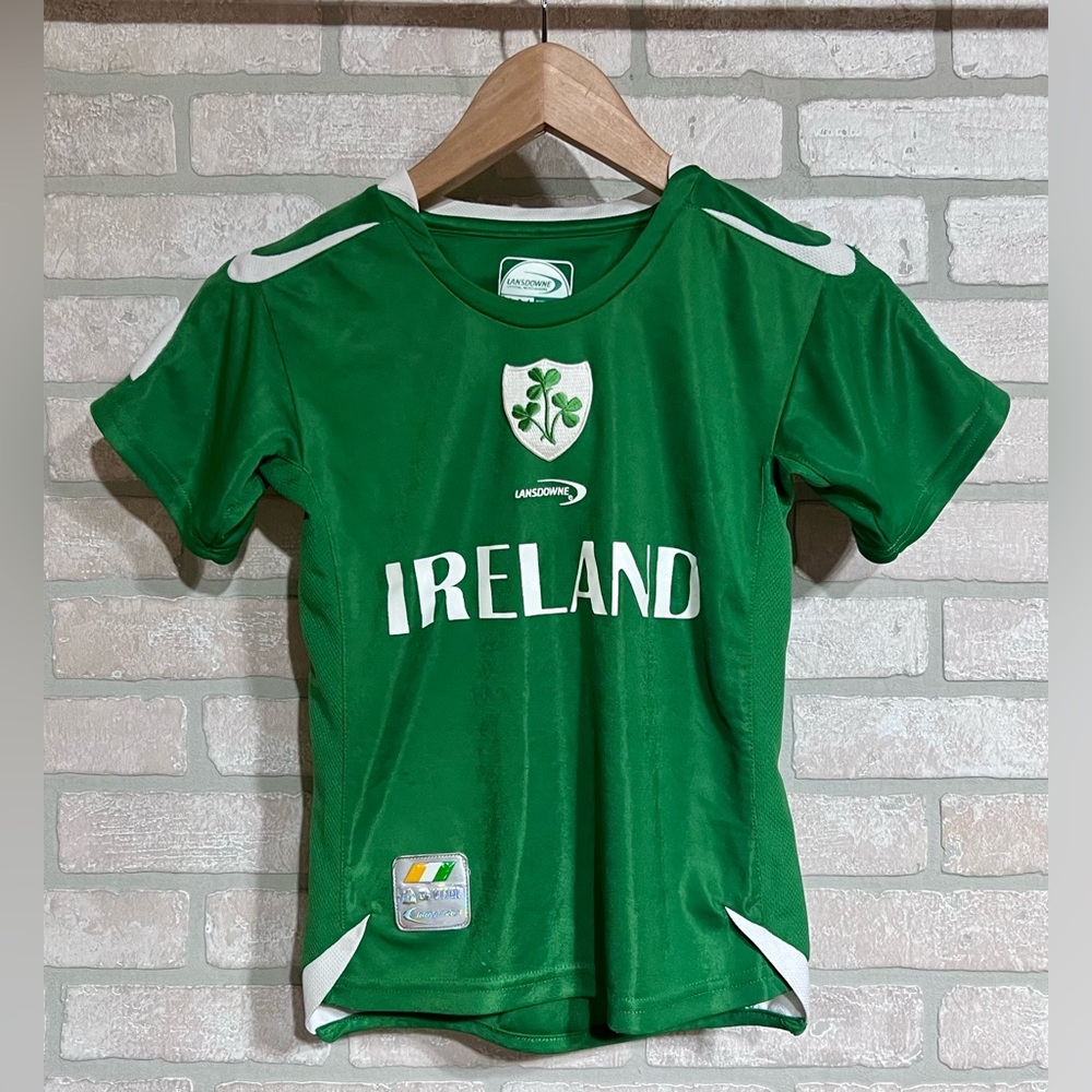 Ireland Youth Rugby Jersey Landsdowne. Sz 5/6 Years. Green Irish Licensed